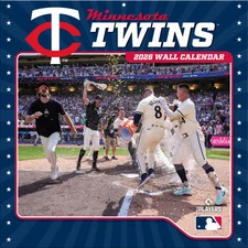 Turner Licensing,  MLB Minnesota Twins 2026 Wall Calendar, 12'' X 12'', 12-Month