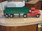 VINTAGE 1950's PRESS STEEL TONKA TRACTOR TRAILER FREIGHTER TRUCK NEAR MINT