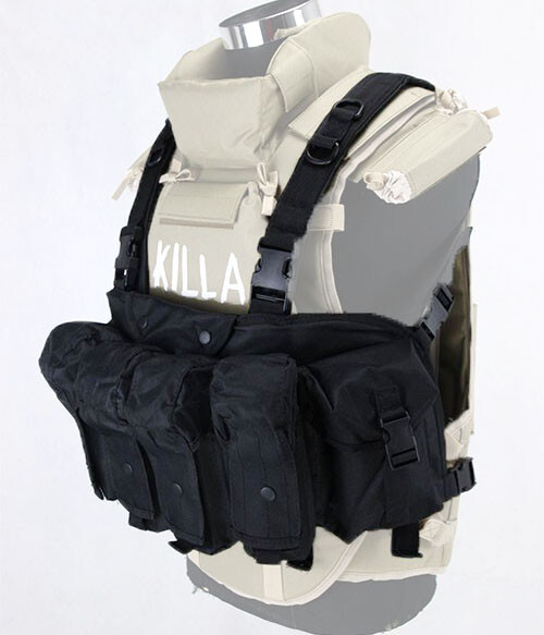 【未開封・2003年】　PUSHIM　KILLA! KILLA! PIECES New Military 6B13 Tactical Vest Chest Hanging Killa Armor