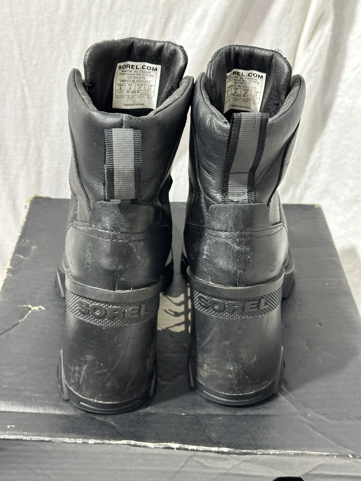 sorel brex lace waterproof leather nwb boots