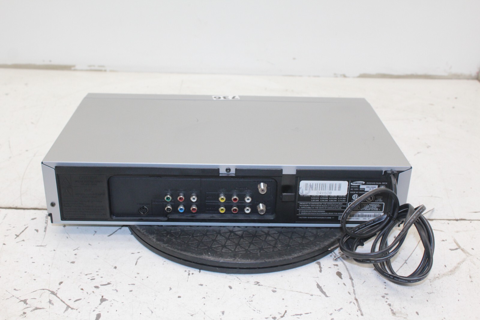 SAMSUNG DVDV4600A DVD VCR Recorder Combo Player No Remote eBay