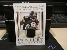 National Treasures Century Materials Jersey Steelers Antonio Brown 05/25  2015
