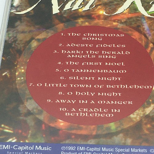 Christmas Favorites by Nat King Cole Christmas Music CD - Picture 5 of 6