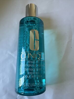 Clinique Rinse-Off Eye Makeup Solvent All Skin Types 4.2 oz FULL Size NEW