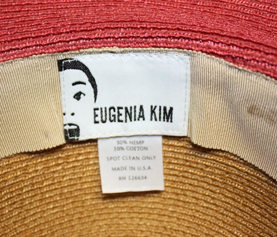 Sombrero de verano de ala ancha de cáñamo Eugenia Kim Foto 3 de 3