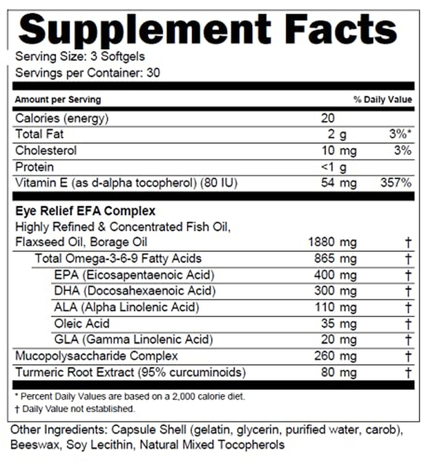 Doctor's Advantage Eye Relief Dietary Supplement, 90 Count