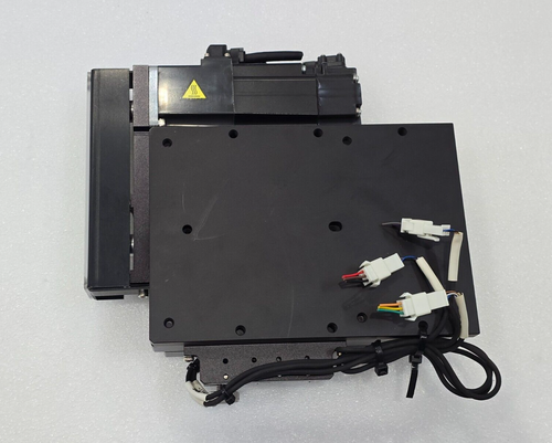 BINARIO STAGE LINEARE MOTORIZZATO ASSE X 120 mm X 120 mm e MOTORE HG-KR13B - Foto 3 di 8