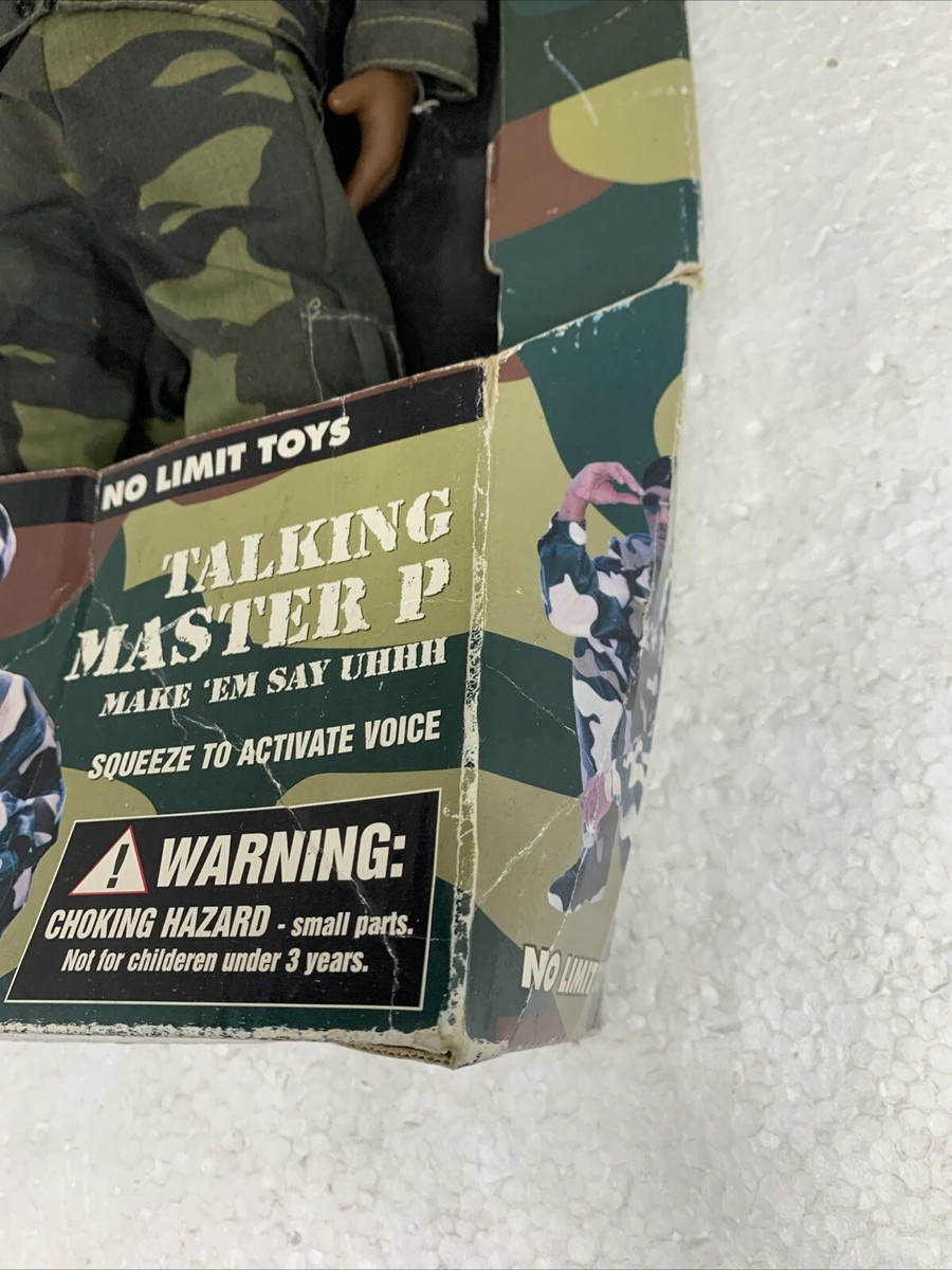 No Limit Toys Talking Master P Figure Make Em Say Uhhh No Hat