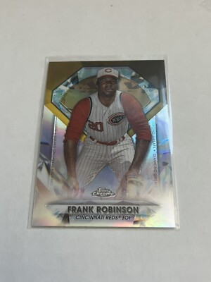 Cincinnati Reds Frank Robinson 2022 Topps Chrome Diamond Greats #DGC-32