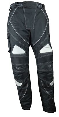 Bangla Motorrad Hose Motorradhose Cordura Schwarz Grau S - 6 XL