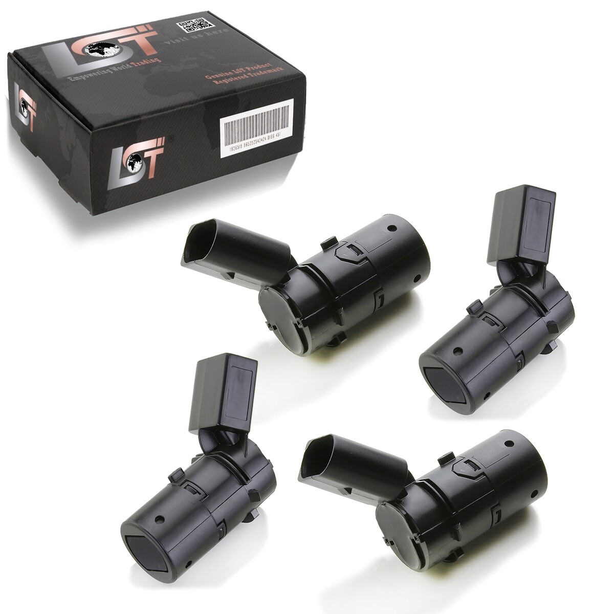 4X PDC Ultrasonic Sensor Parking Aid Bumper Front For Audi A6 4B C5 1998-2001