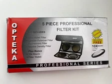 Opteka 58mm 5-Piece Filter Kit (UV, CPL, FLD, ND4, 10x Macro)