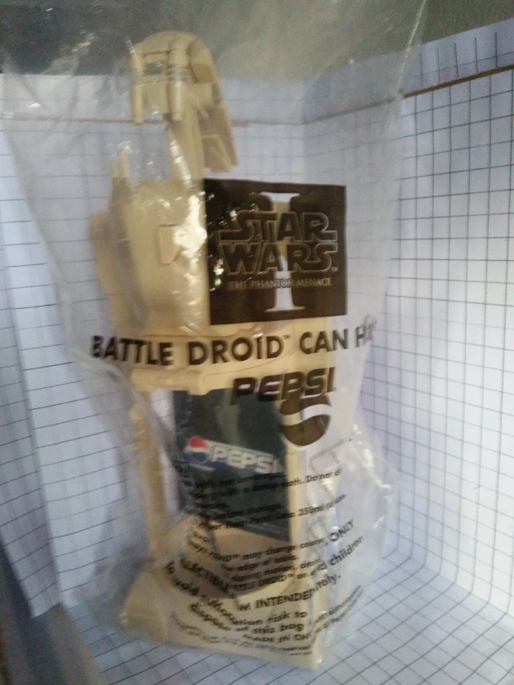 RARE ITEM LICENCE LIMITED EDITION PEPSI STAR WARS CAN HOLDER " BATTLE DROID " - Image 3 of 4