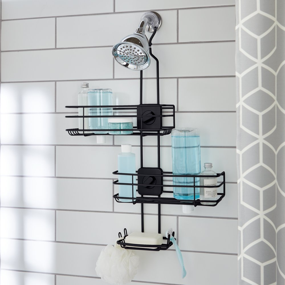 Rust-Resistant Adjustable Shower Caddy Organizer Bathroom Storage 2 ...