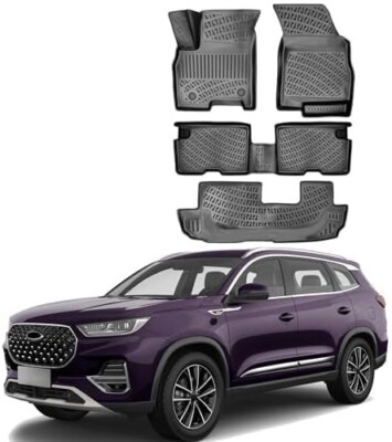 Car Floor Mats for Chery Tiggo 8 Pro 2022-2024 Excellent Package for 7 Seats