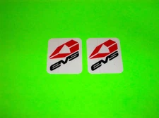 HONDA KAWASAKI SUZUKI YAMAHA EVS SPORTS KNEE BRACES RACE COLLAR WHITE STICKERS