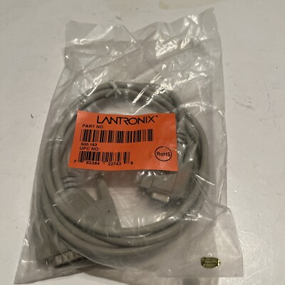 Lantronix 500-163 D-Sub Cables DB25M to DB9F Serial Cable 6 Ft New