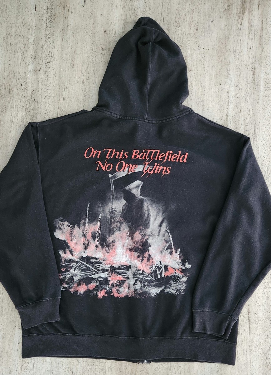 Iron Maiden Full Zip Hoodie Sweatshirt Sz XL Heavy Metal Iron Maiden Full Zip Hoodie Sweatshirt Sz XL Heavy Metal