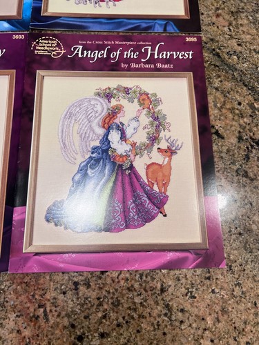 lot 4 cross stitch Barbara Baatz Masterpiece Collection Angel needlework stitch - Picture 5 of 6