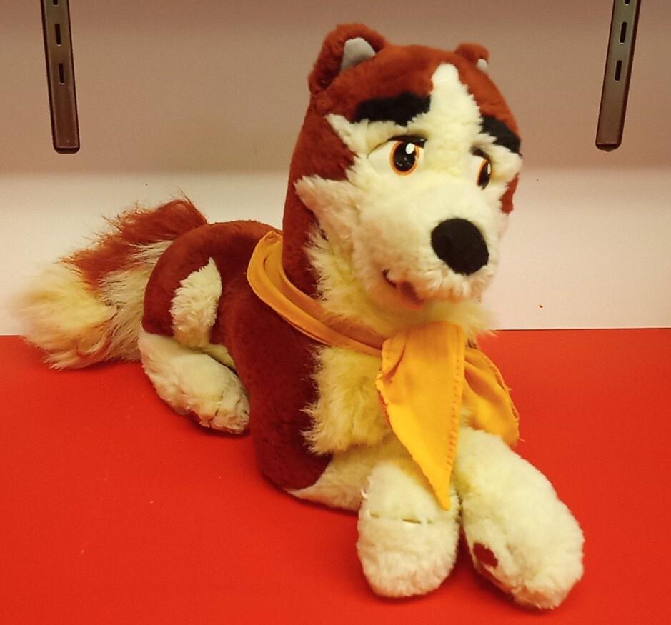 Vintage 1995 Universal Studios Balto Movie Plush Jenna Husky Dog