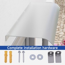 100-200cm Door Canopy Awning Shelter Front Back Porch Outdoor Shade Patio Roof