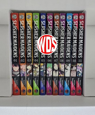 Slasher Maidens Manga Vol 1-11 English Comic Book New By Tetsuya Tashiro