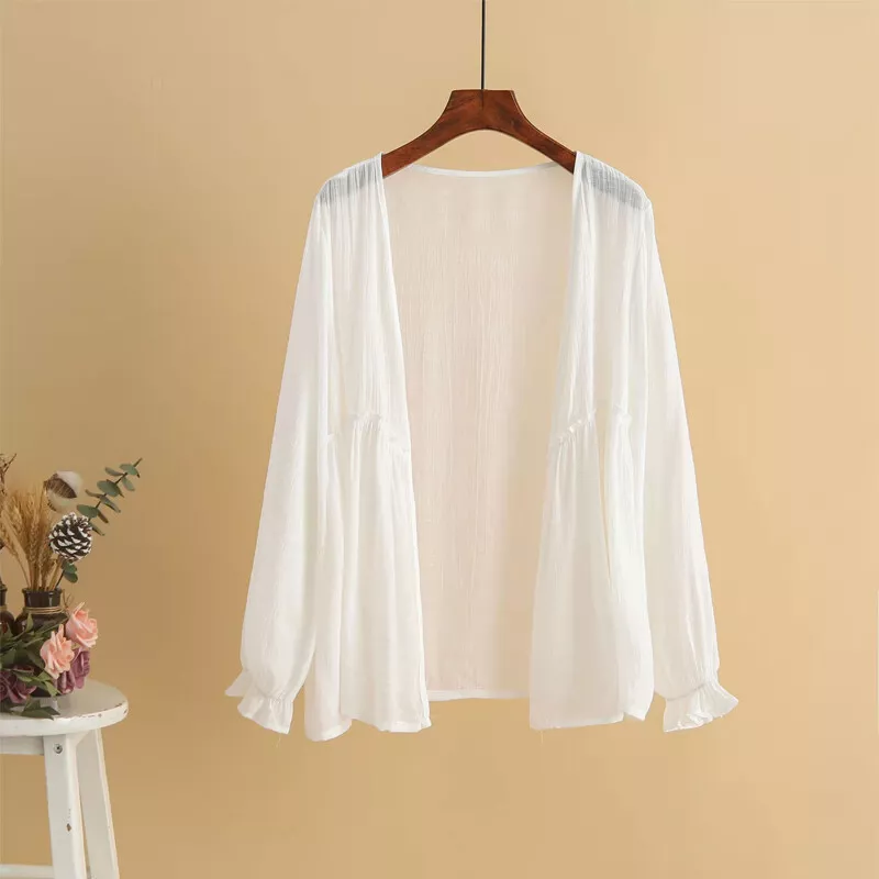 White long hotsell summer cardigan