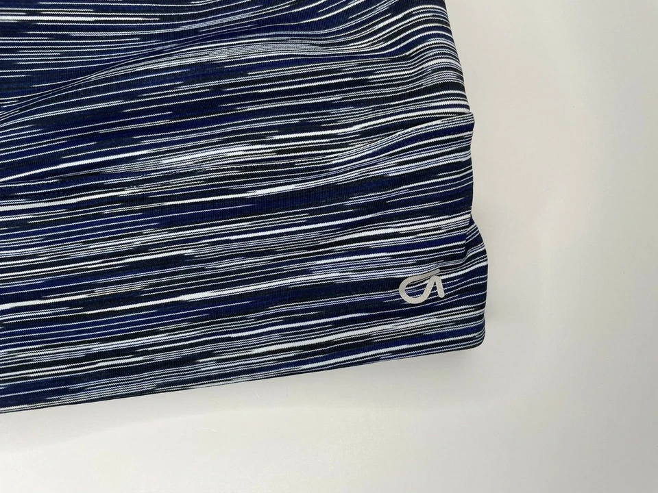 Sutiã esportivo Gap Fit impacto médio racerback ioga ativo azul/preto/branco tamanho P - Imagem 4 de 4