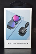 WIRELESS LAVALIER 2-PACK MICROPHONE FOR IPHONE WITH CHARGING CASE NEW