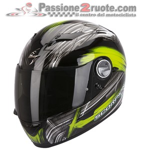 casque scorpion vert