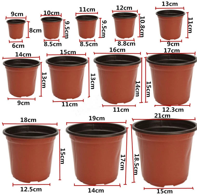Flower Pot Sizes