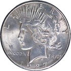 1927 Peace Dollar ~ UNC