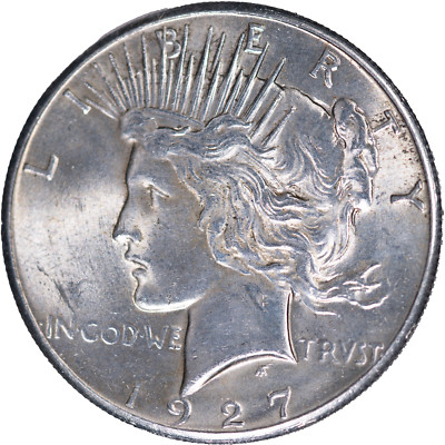 1927 Peace Dollar ~ UNC