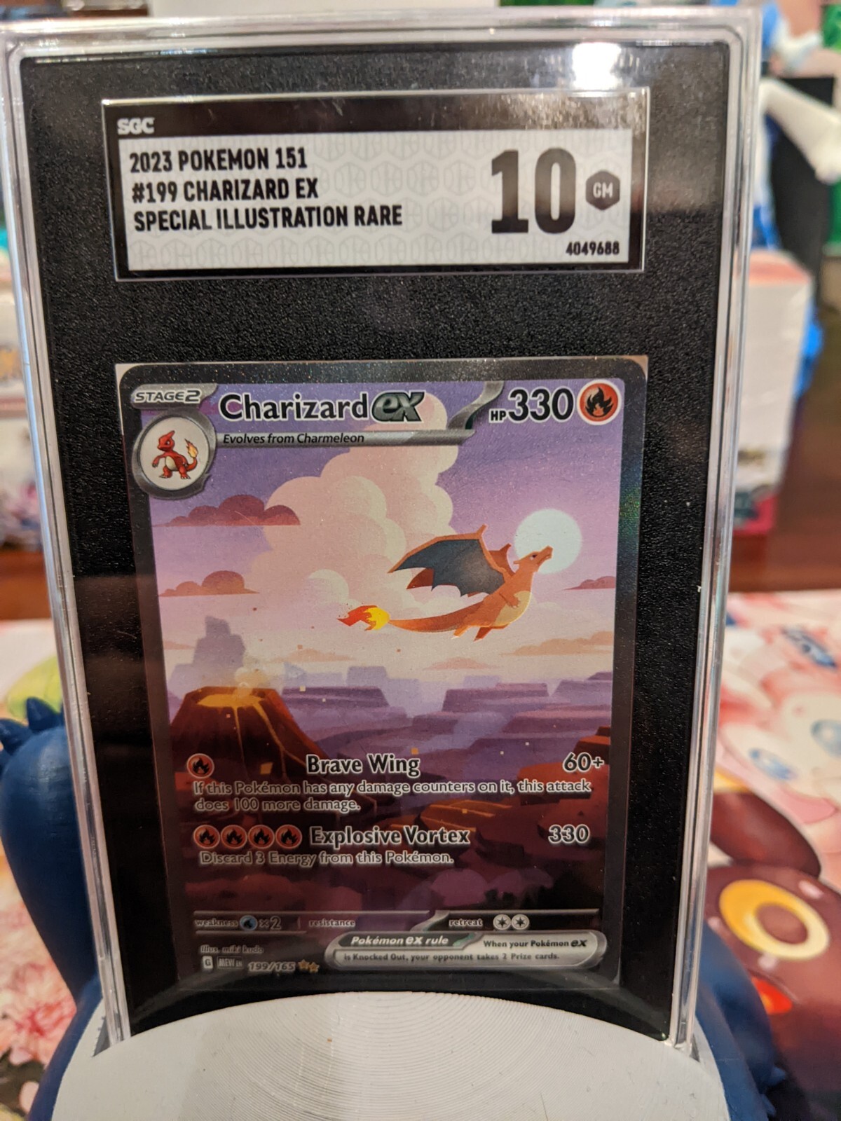 SGC 10 Charizard SAR 199/165 Pokémon 151