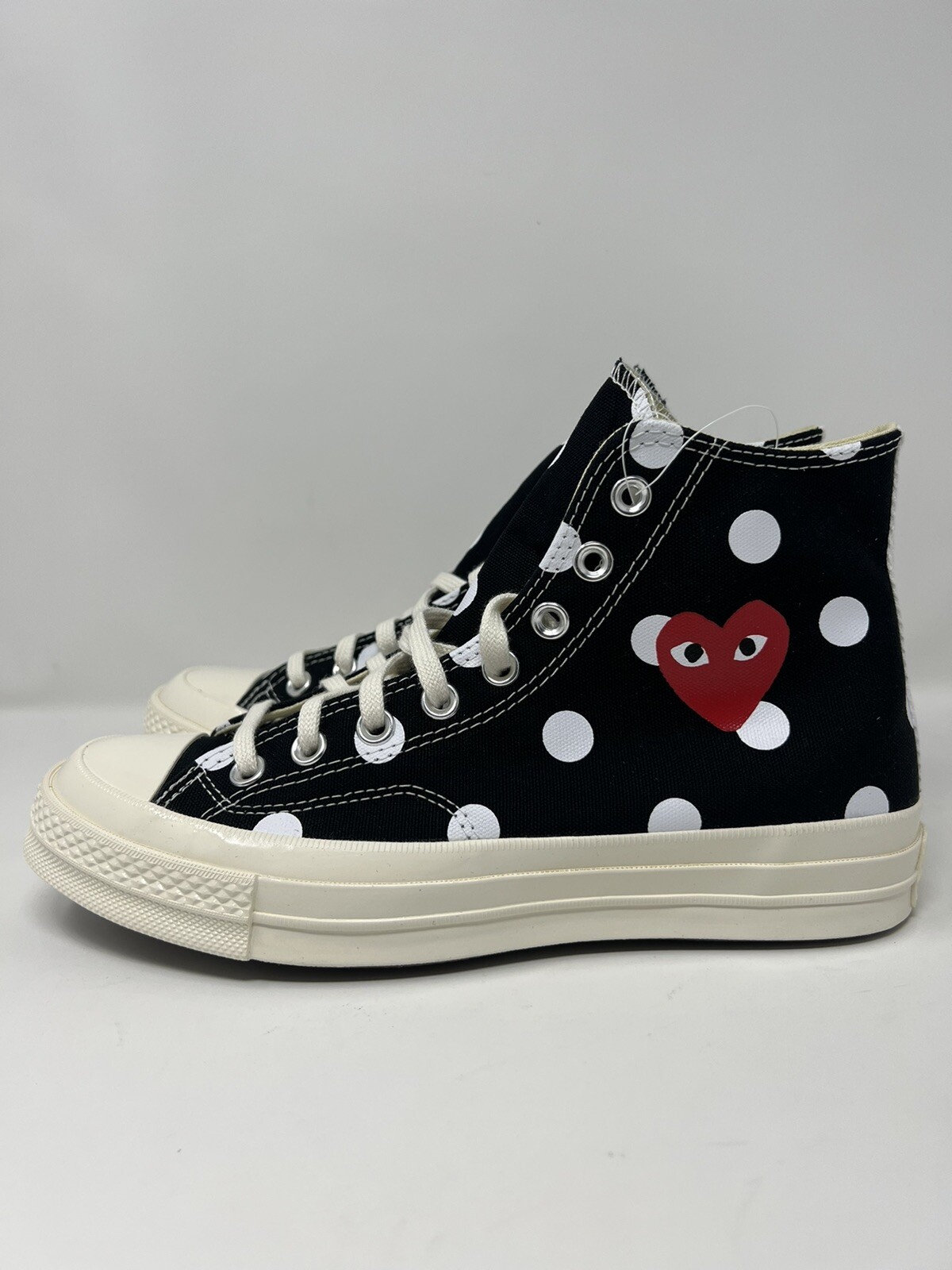 Buitenland ui getrouwd Converse Chuck Taylor Hi x CDG Comme Des Garcons PLAY Polka (157250C) SZ 7m / 9w | eBay Buitenland ui getrouwd Converse Chuck Taylor Hi x CDG Comme Des Garcons PLAY Polka (157250C) SZ 7m / 9w | eBay