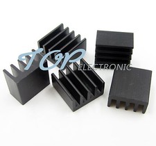 100Pcs Heat sink 8.8x8.8x5mm High quality MINI HeatSink Color Black Hot