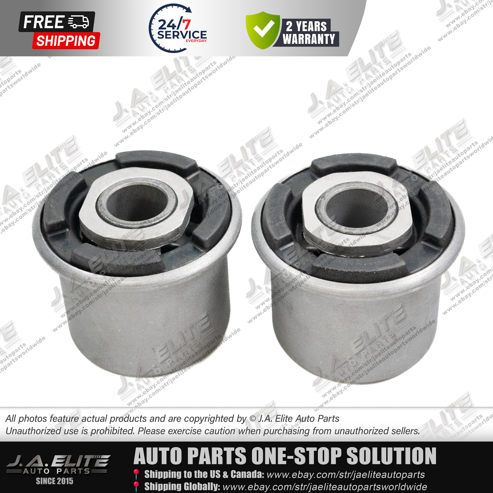 2pcs Front Lower Control Arm Bushing (Large) fit Bentley Mulsanne 3Y0407172A
