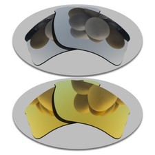 US Silver Yellow Gold Lenses Replacement For-Oakley Quarter jacket Polarized