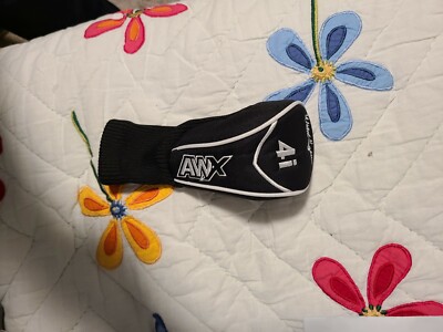 NEW Head Cover Walter Hagen AWX 4i Fairway Wood Black & Gray & White Trim