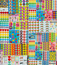 Lot Stickers Planner Art Craft Scrapbook Variety Multi color Themes 889 Pcs.