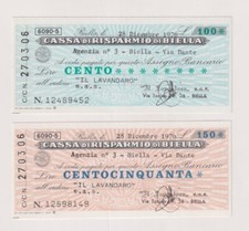 Miniassegni  Biella - Serie IL LAVANDARO Rif. CRB24,25