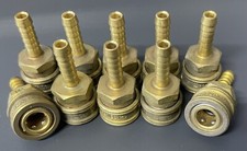 Series 1-ST Hansen Couplings Quick Connect Coupling, Lot 10 units for P10/gasses
