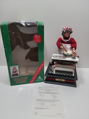 Vintage Holiday Creations Noel Baking Grandma Plays Christmas Songs