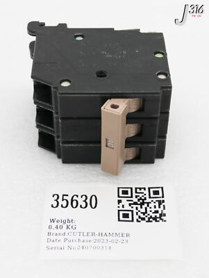 35630 CUTLER-HAMMER 3-POLE CIRCUIT BREAKER, 40A CH340 782113102078