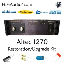 ALTEC 1270 restoration recap repair service rebuild filter capacitor kit set fix