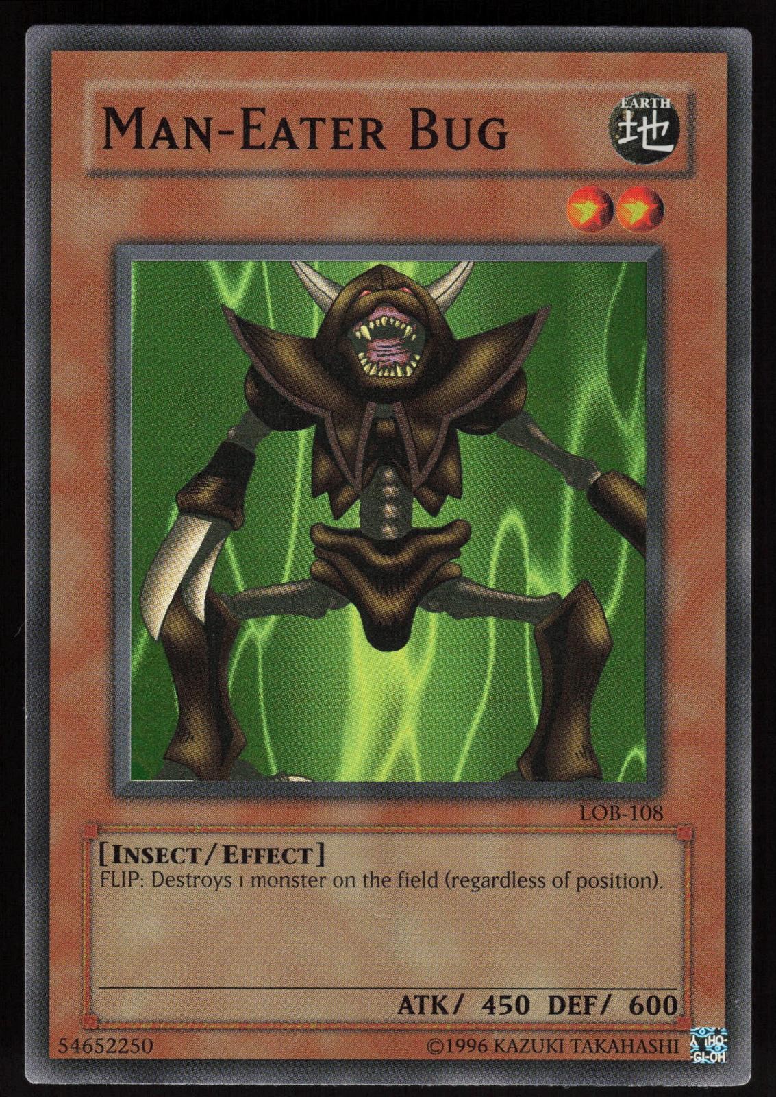 Man-Eater Bug LOB-108 GLOSSY UNLIMITED YU-GI-OH