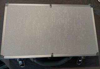 Alu Münzkoffer mit 6 Tableaus für 240 Münzen