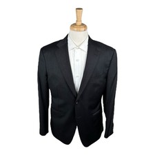 Suit Supply Gray Napoli Single Breasted Zignone Wool Sportcoat Size 42S