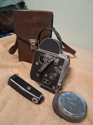 Vintage Paillard Bolex H16 16mm Movie Camera Manual Focus Hand Crank*Tested