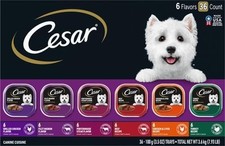 Cesar Wet Dog Food Classic Loaf in Sauce Grilled Chicken, 3.5 Oz, 36 Count